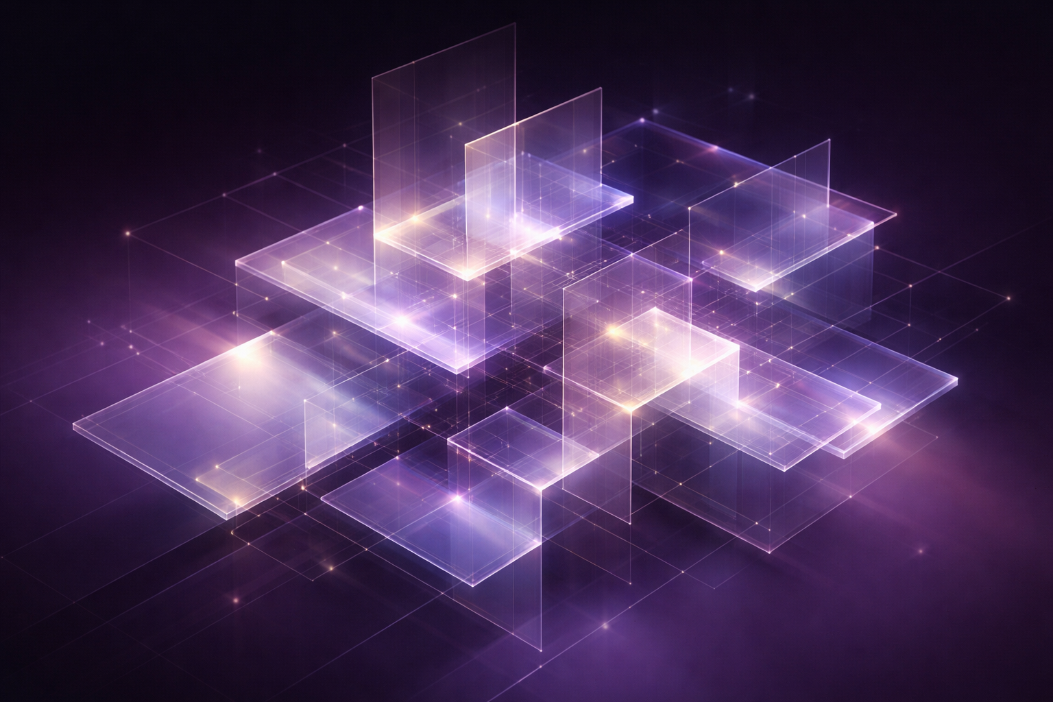 Abstract architectural composition